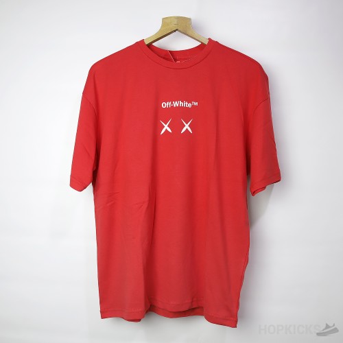 Off-White X Nike Red T-Shirt